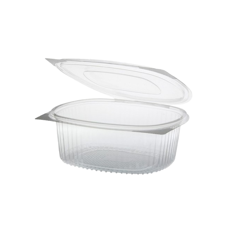 TARRINA BISAGRA OVAL PET 1000 CC V184 - Imagen 2