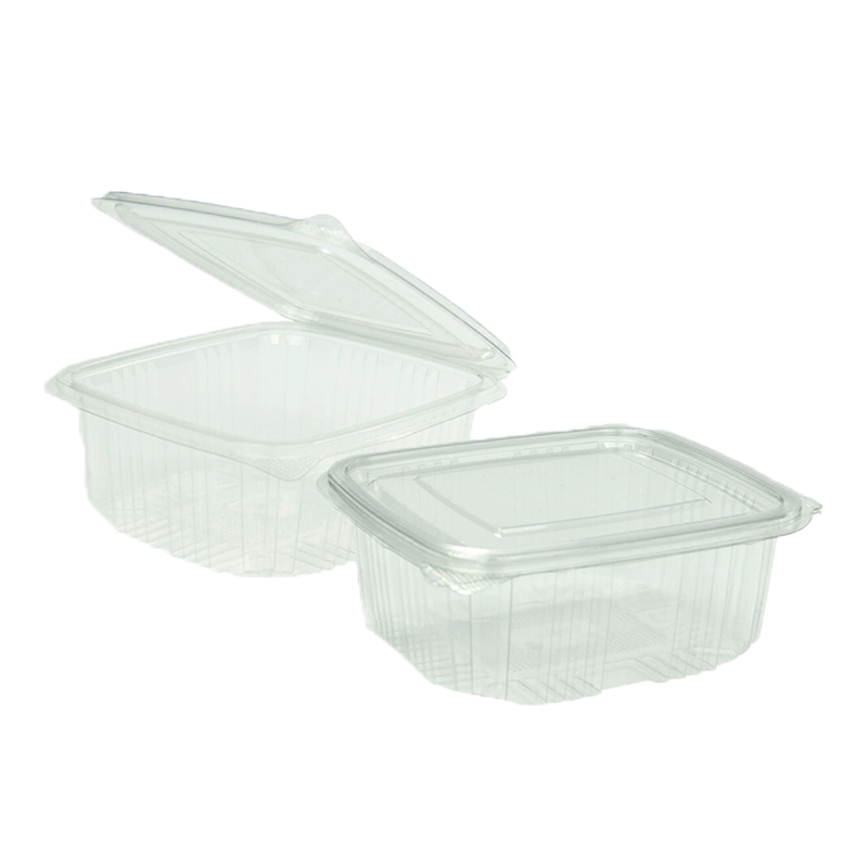 TARRINA BISAGRA RECTANGULAR PET 750 CC V06 - Imagen 3