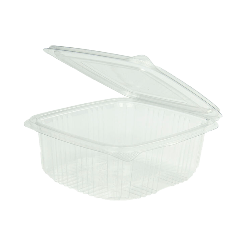 TARRINA BISAGRA RECTANGULAR PET 1000 CC V07 - Imagen 2