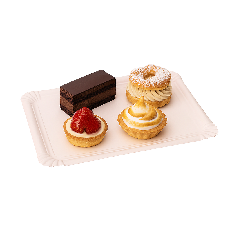 BANDEJA CARTON BLANCA - Imagen 2