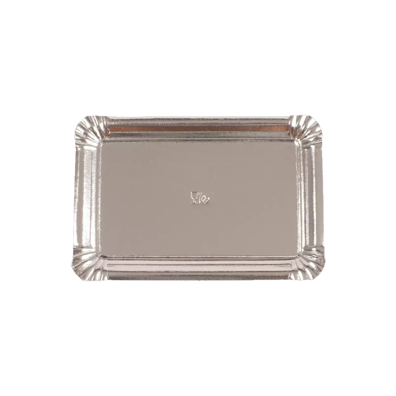 BANDEJA CARTON PLATA - Imagen 3
