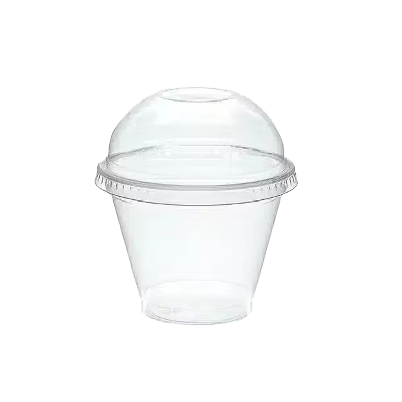 VASO R-PET 270 CC CON TAPA CUPULA CERRADA - Imagen 2