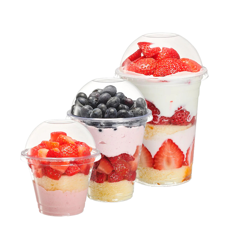 VASO R-PET 360 CC CON TAPA CUPULA CERRADA - Imagen 3