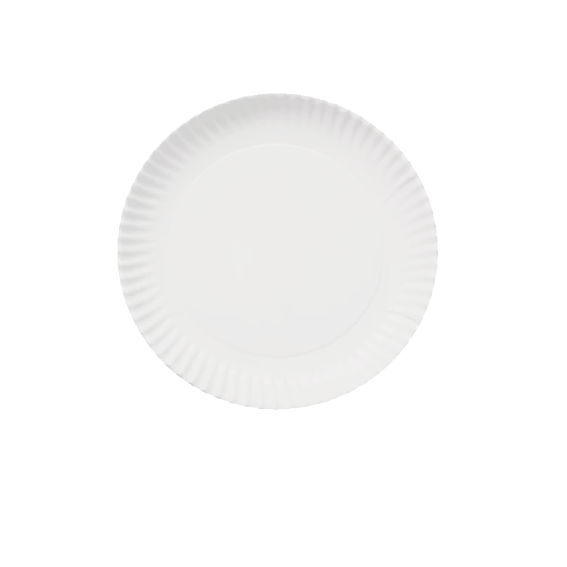 PLATO CARTON BLANCO - Imagen 2